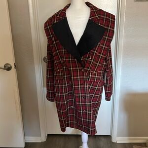ELOQUII women’s plaid coat